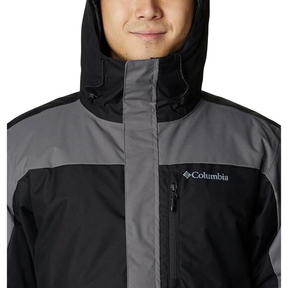 NWT Columbia Men's Tipton Peak II Insulated Jacket, City Grey/Black-Sz Small - Picture 6 of 6
